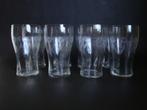 geslepen guilloche versiering glas 8x water bier antiek glas, Ophalen of Verzenden