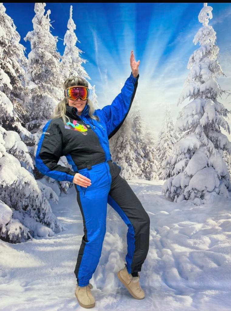 Vintage Henri Duvillard Skipak XS-S, Kleding | Dames, Wintersportkleding, Zo goed als nieuw, Pak, Maat 36 (S), Ophalen of Verzenden