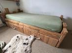 Stoer houten bed met laders 200x90, Huis en Inrichting, Slaapkamer | Bedden, Ophalen, 90 cm, Eenpersoons, Zo goed als nieuw