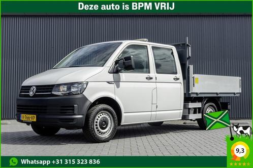 Volkswagen Transporter T6 2.0 TDI | Navi | 6-Zits | Kipper |, Auto's, Bestelauto's, Bedrijf, Te koop, ABS, Airbags, Airconditioning