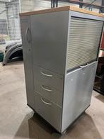 Bieden! Hoge kantoorkast, Huis en Inrichting, Ophalen, 50 tot 100 cm, Zo goed als nieuw, Minder dan 100 cm