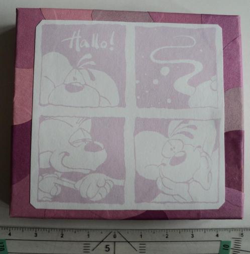 d064) doosje diddl voor zeskantige labels en of geld geven, Verzamelen, Diddl, Zo goed als nieuw, Knuffel, Diddl, Ophalen of Verzenden