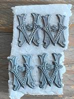 Duitse schouderemblemen Heeres Verwaltung. 8 x, Ophalen of Verzenden, Landmacht, Duitsland, Embleem of Badge