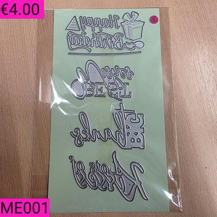 Snijmallen diverse merken deel 1, Hobby en Vrije tijd, Kaarten | Zelf maken, Zo goed als nieuw, Pons of Mal, Overige thema's, Ophalen of Verzenden