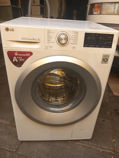Wasmachine LG, Witgoed en Apparatuur, Wasmachines, Gebruikt, Voorlader, 8 tot 10 kg, 85 tot 90 cm, 1200 tot 1600 toeren, Energieklasse A of zuiniger
