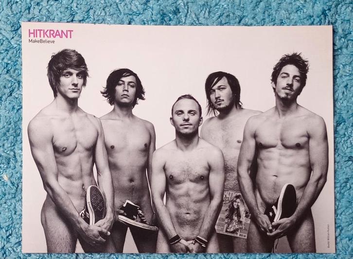 Makebelieve band poster hitkrant, Verzamelen, Posters, Nieuw, Muziek, A4 of kleiner, Rechthoekig Liggend, Ophalen of Verzenden