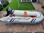 Suzumar 360 rubberboot + aluminium bodemplaten & 6pk Mercury, Watersport en Boten, Rubberboten, Minder dan 70 pk, Overige merken