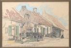 Grote originele tekening van Jaap Gidding., Antiek en Kunst, Ophalen of Verzenden