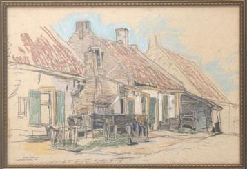 Grote originele tekening van Jaap Gidding. beschikbaar voor biedingen