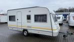 Knaus Sudwind 450 TU bouwjaar 1994 met voortent, Caravans en Kamperen, Overige typen, Standaardzit, Bedrijf, 750 - 1000 kg