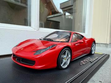 1:18 Ferrari 458 Italia Rosso Corsa 322 BBR 2009 P1813 beschikbaar voor biedingen