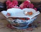 Prachtige brocante Japanse kom,pauw,bloemen,Royal Peacock, Antiek en Kunst, Ophalen of Verzenden