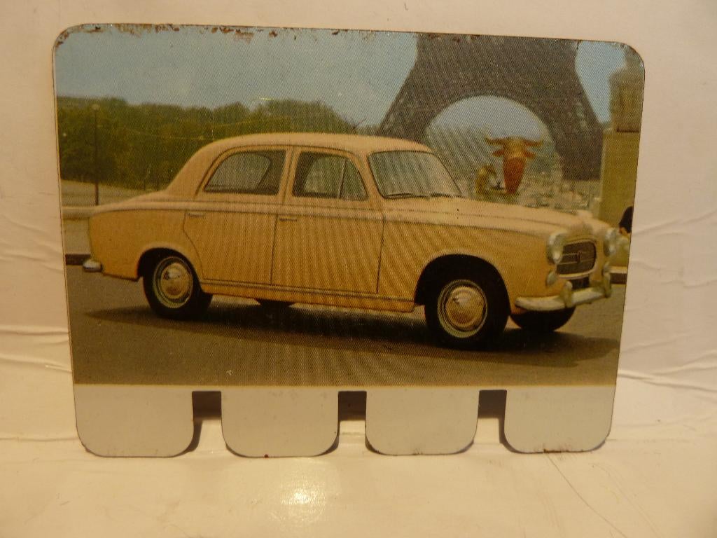 OUD METALEN ""COOP"" PLAATJE v.d. PEUGEOT 403, Ophalen of Verzenden, Gebruikt, Auto's