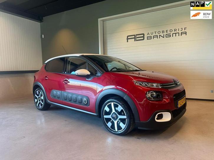 Citroen C3 1.2 PureTech S&S SHINE-uitv/CLIMA AIRCO/LM-VELG/C, Auto's, Citroën, Bedrijf, Te koop, C3, ABS, Achteruitrijcamera, Airbags