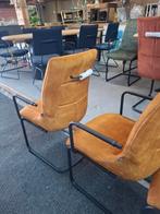 6 Nieuwe Armleuning stoelen, Okergeel, Mischa H&H, Ophalen, Overige kleuren, Nieuw, Metaal