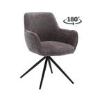 Eetkamerstoel Fondo - 180 graden draaibaar - 3 kleuren, Ophalen of Verzenden, Nieuw, Metaal, Vijf, Zes of meer stoelen