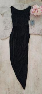 Glitter jurk size S stretch, Maat 38/40 (M), Zwart, Ophalen of Verzenden, Zo goed als nieuw