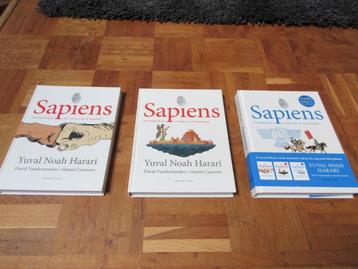 SAPIENS, Harari, 3 graphic novels, complete serie NIEUWSTAAT beschikbaar voor biedingen