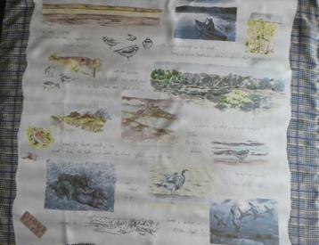 Sjaal, shawl GIGUE -100% zijde  beschikbaar voor biedingen