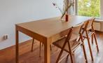 Wooden dining table, Ophalen, Zo goed als nieuw, Rechthoekig, 150 tot 200 cm