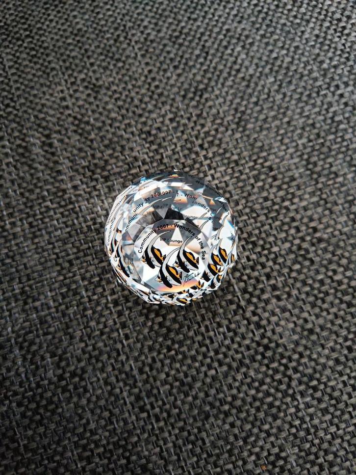 Swarovski presse papier wonders of the sea community, Verzamelen, Swarovski, Zo goed als nieuw, Figuurtje, Ophalen of Verzenden