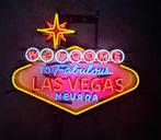 Welcome to fabolous las vegas neon licht reclame decoratie, Neon, Lichtbak of (neon) lamp, Nieuw, Ophalen of Verzenden