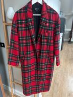 Nieuwe ZARA mantel ruit - S/M, Ophalen of Verzenden, Nieuw, Maat 36 (S), Rood