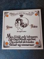 Tegeltje Juliana en Beatrix, Ophalen of Verzenden, Zo goed als nieuw, Overige typen