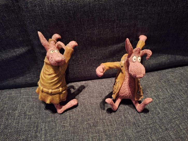 Set van 2 Ab Normaal hangen beeldjes, Verzamelen, Beelden en Beeldjes, Gebruikt, Dier, Ophalen of Verzenden