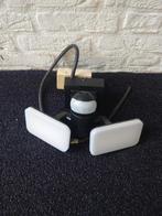 dubbele led lamp met sensor voor buiten IP44, Ophalen of Verzenden, Gebruikt, Lamp