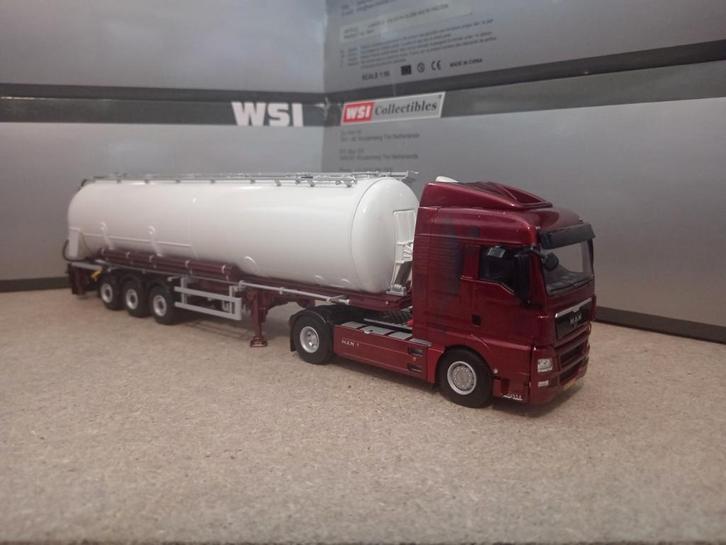 Man bulkoplegger WSI, Hobby en Vrije tijd, Modelauto's | 1:50, Nieuw, Bus of Vrachtwagen, Wsi, Ophalen of Verzenden