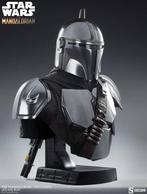 Sideshow Star Wars Life-Size Bust The Mandalorian, Ophalen of Verzenden, Nieuw, Beeldje of Buste