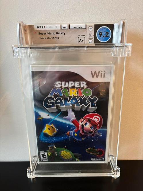 Super Mario Galaxy Wii sealed 9.2 A+ WATA graded 2007, Spelcomputers en Games, Games | Nintendo Wii, Nieuw, 1 speler, Vanaf 3 jaar