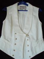 Nieuw chique gilet van Rene van der Wijck, Maat 38/40 (M), Wit, Nieuw, Ophalen of Verzenden