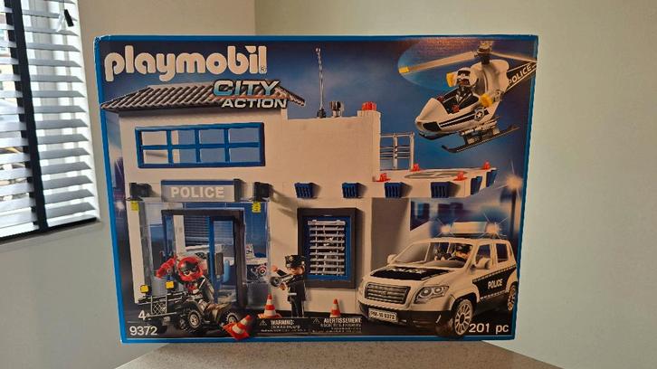 Playmobil 9372 Politie station XL nieuw in doos, Kinderen en Baby's, Speelgoed | Playmobil, Nieuw, Complete set, Ophalen of Verzenden