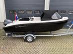 Oud Huijzer 471 + Yamaha 30PK + Trailer, Benzine, 30 tot 50 pk, Buitenboordmotor, Polyester