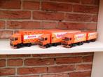Lion  Toys  3  x  Daf  95  van  Appelsientje., Ophalen of Verzenden, Bus of Vrachtwagen, Zo goed als nieuw, Lion Toys