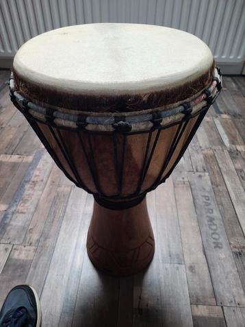 Djembe Trommel - Handgemaakt, 63cm beschikbaar voor biedingen