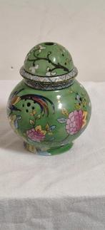 Antiek porselein gemberpot Chinese geurpot groen, Ophalen