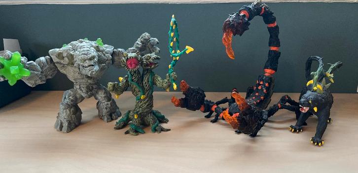 Schleich Eldrador Creatures set of losse items, Kinderen en Baby's, Speelgoed | Actiefiguren, Zo goed als nieuw, Ophalen of Verzenden