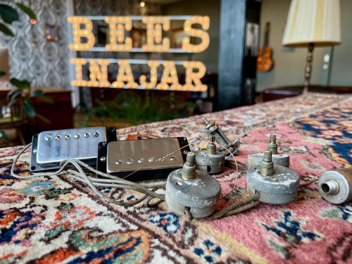 Complete 1965 Gibson Patent Number PAF pickups harness, Muziek en Instrumenten, Instrumenten | Onderdelen, Gebruikt, Elektrische gitaar