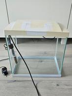 Aquarium met verlichting en verwarming, geen pomp, Dieren en Toebehoren, Ophalen, Gebruikt, Leeg aquarium