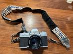 Minolta SRT100X met 3 lenzen + tas, Ophalen of Verzenden, Gebruikt, Spiegelreflex, Minolta