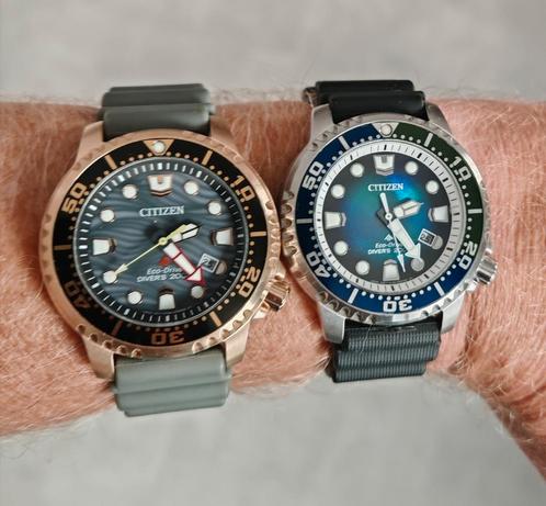 Te koop 2 x citizen Promaster, Sieraden, Tassen en Uiterlijk, Horloges | Heren, Zo goed als nieuw, Citizen, Staal, Staal, Ophalen
