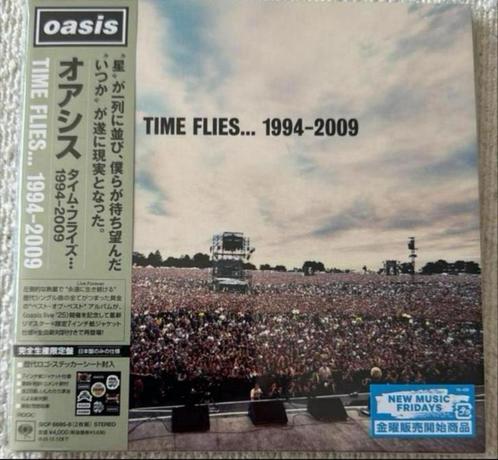 OASIS, Time Flies 1994-2009,2 cd, Japan Import 7 inch + OBI, Cd's en Dvd's, Cd's | Rock, Nieuw in verpakking, Alternative, Verzenden