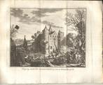 Belegering van het slot Hagesteyn, Antiek en Kunst, Kunst | Etsen en Gravures, Ophalen of Verzenden