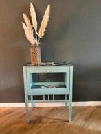 Vintage retro theekastje / drank kastje met aziatische print, Huis en Inrichting, Ophalen, Zo goed als nieuw