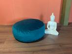 Meditatie Kussen - Vloerkussens - Handwerk - 40x20cm, Blauw, ., Rond, Nieuw