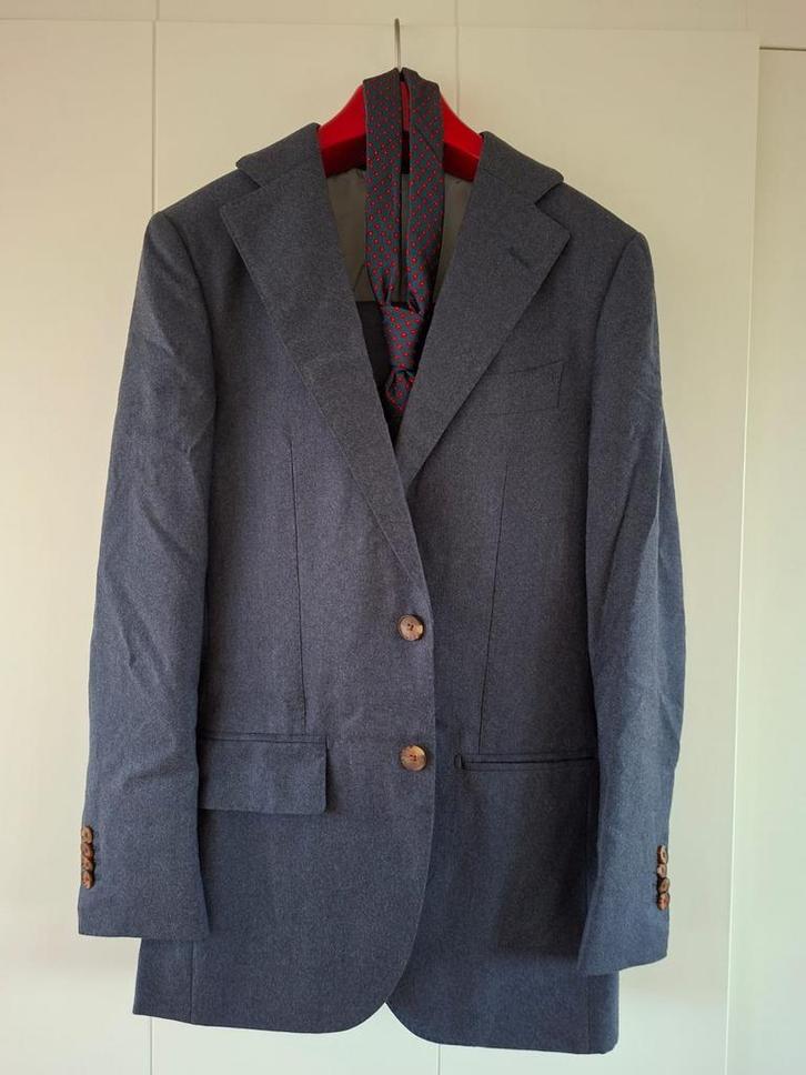 Suitsupply pak/kostuum heren, Kleding | Heren, Kostuums en Colberts, Zo goed als nieuw, Blauw, Ophalen of Verzenden