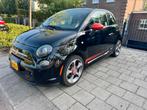 Fiat 500e  2014 Zwart , schuifkanteldak van glas, 1330 kg, 4 stoelen, Zwart, Particulier